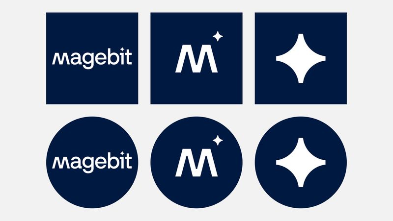 Wordmark and letter mark profile icon examples