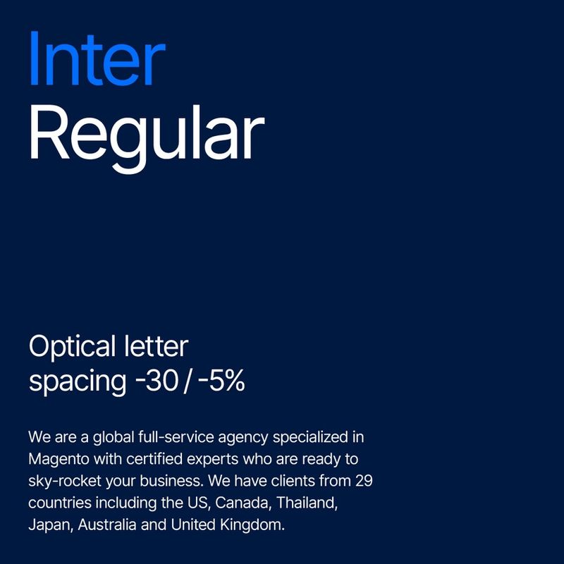 Inter body text specimen