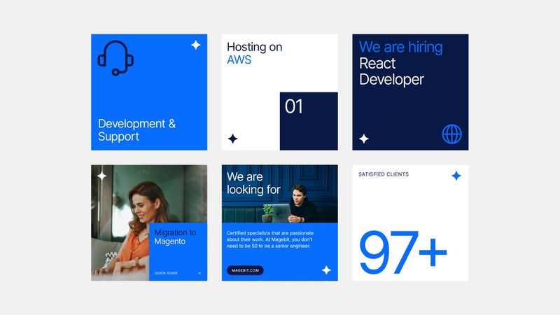 Social media and app templates