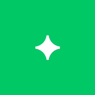 White on Emerald