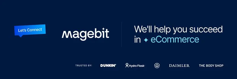 X header with the Magebit wordmark